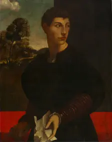 Portrait of a Young Man, c. 1530. Creator: Dosso Dossi (Italian, c. 1490-aft 1541), follower of