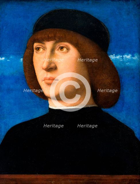 Portrait of a Young Man, c1490. Creator: Giovanni Bellini.