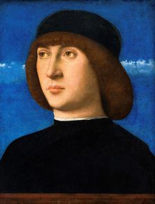 Portrait of a Young Man, c1490. Creator: Giovanni Bellini