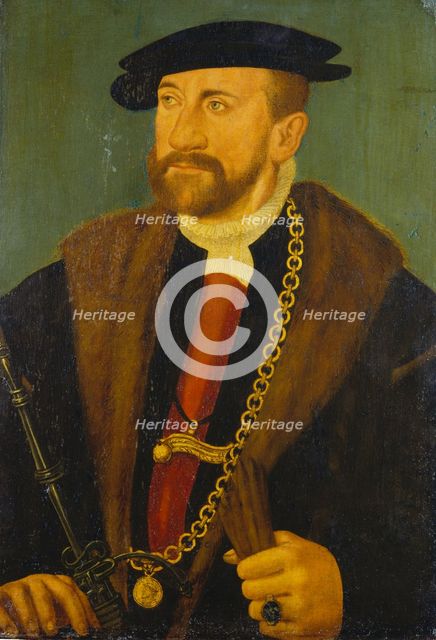 Portrait of a Young Man, c1540-1550. Creator: Conrad Faber von Creuznach.