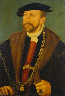 Portrait of a Young Man, c1540-1550. Creator: Conrad Faber von Creuznach