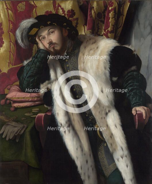 Portrait of a Young Man, c.1540. Artist: Moretto da Brescia (ca 1498 - 1554)