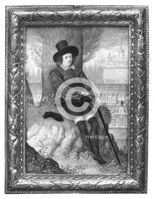 Portrait of a young man, c1590-1595, (1896).Artist: Isaac Oliver I