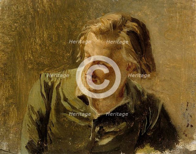 Portrait of a Young Man, c1890s. Creator: Albert Edelfelt.