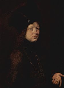 Portrait of a Young Man in a Fur Hat, 1660. Creator: Christoph Paudiss