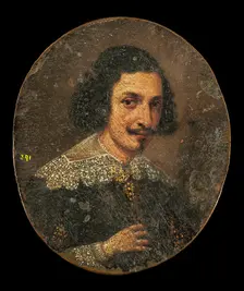 Portrait of a Young Man in Oil [reverse], 17th century. Creator: Unknown