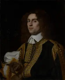 Portrait of a Young Man in Military Costume, 1650. Creator: Bartholomeus van der Helst