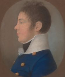 Portrait of a Young Man in Profile, c. 1800. Creator: Unknown