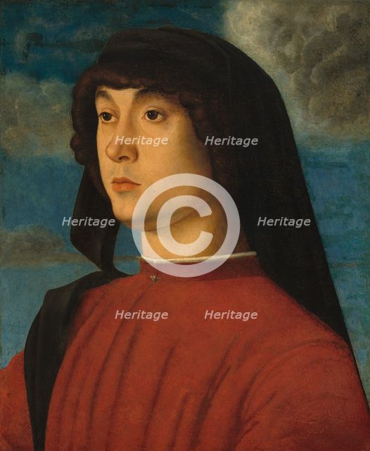 Portrait of a Young Man in Red, c. 1480. Creator: Giovanni Bellini.