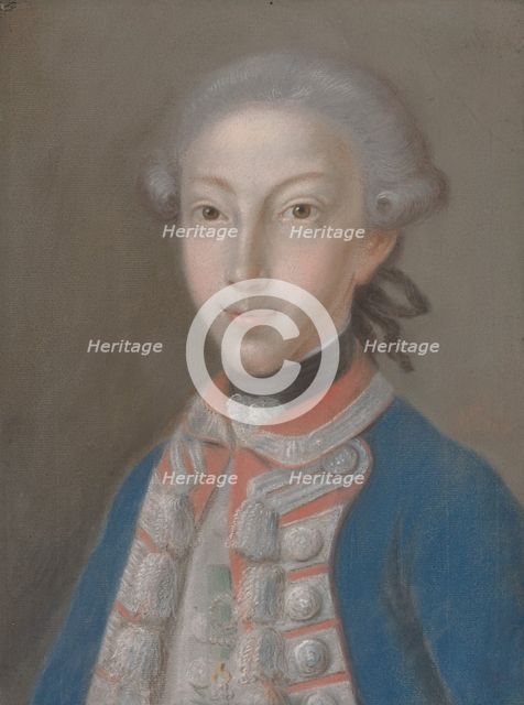 Portrait of a Young Man in Uniform, 1790s. Creator: Unknown.