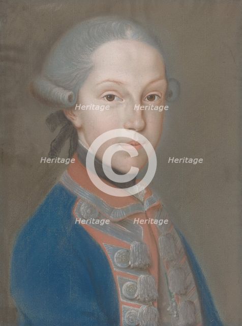 Portrait of a Young Man in Uniform, 1790s. Creator: Unknown.