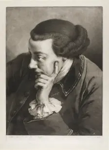 Portrait of a Young Man, Looking to the Left (Self-Portrait), from Life-Sized Heads, 1760. Creator: Thomas Frye