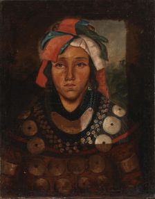 Portrait of a Young Man (Seminole Indian), ca. 1841-1845. Creator: Unknown