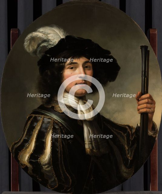Portrait of a Young Man, possibly Jacob Francken (1627-after 1656), c.1651. Creator: Aelbert Cuyp.
