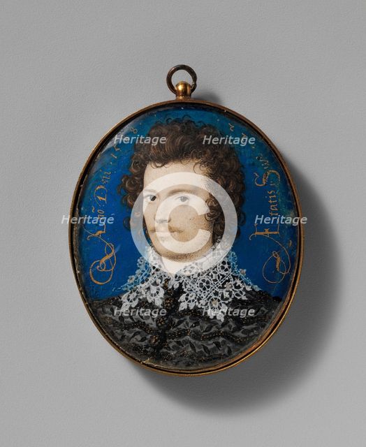 Portrait of a Young Man, Probably Robert Devereux (1566-1601), Second Earl of Essex, 1588. Creator: Nicholas Hilliard.