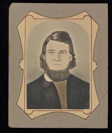 Portrait of a young man with a beard, about 1850-1860. Creator: Unknown