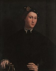 Portrait of a Young Man with a Book, 1545-1550. Creator: Niccolò dell'Abate (1509/12-1571)