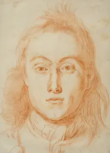 Portrait of a young man, unknown date. Creator: Anon