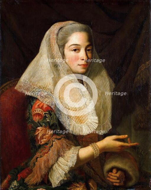 Portrait of a Young Maltese Lady. Artist: Favray, Antoine de (1706-1791)