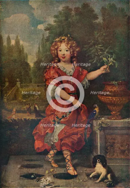'Portrait of a Young Princess', c1688-1723 (c1927). Artist: Constantin Netscher.
