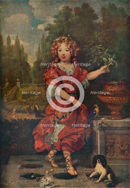 'Portrait of a Young Princess', c1688-1723 (c1927). Artist: Constantin Netscher.