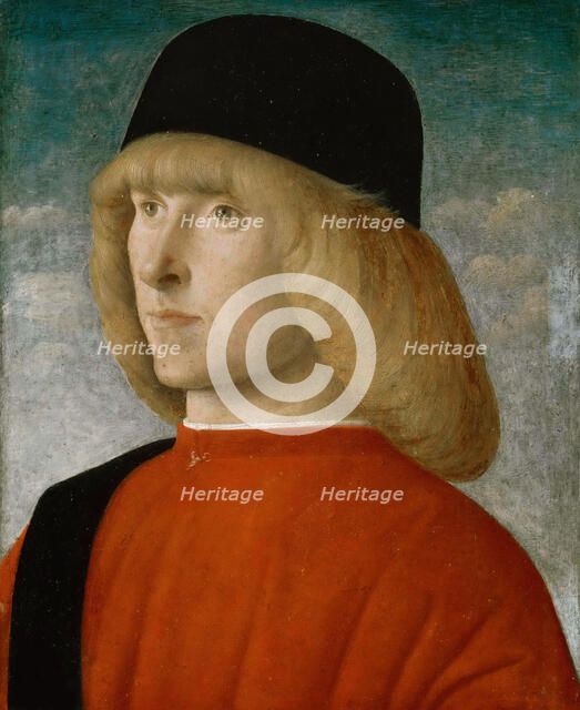 Portrait of a Young Senator, c. 1490-1499. Creator: Bellini, Giovanni (1430-1516).