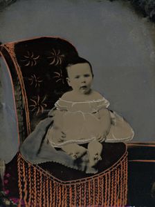Portrait of a Baby, 1880s. Creator: Unknown