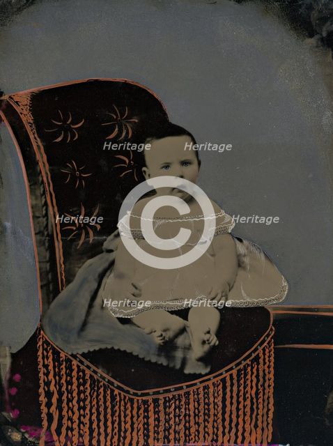Portrait of a Baby, 1880s. Creator: Unknown.