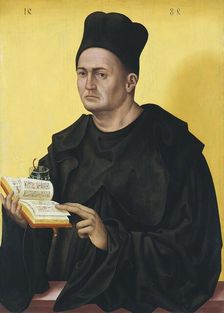 Portrait of a Benedictine Abbot, 1484. Creator: Jan Polack