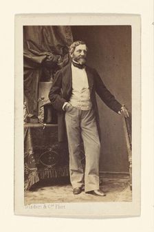 Portrait of a Bearded Man, 1865-1870. Creator: Disdéri & Cie.