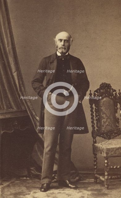 Portrait of a Bearded Man, 1862-1865. Creator: Disdéri & Cie..