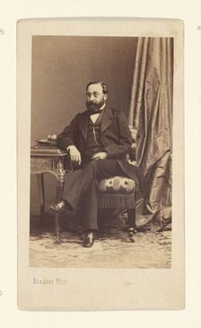 Portrait of a Bearded Man, 1862-1866. Creator: Disdéri & Cie.