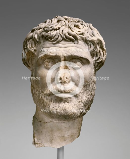 Portrait of a Bearded Man, A.D. 200-220. Creator: Unknown.