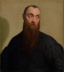 Portrait of a Bearded Man, about 1550. Creator: Jacopo Bassano il vecchio