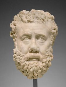 Portrait of a Bearded Man, A.D. 200-225. Creator: Unknown