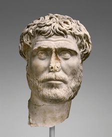 Portrait of a Bearded Man, A.D. 200-220. Creator: Unknown