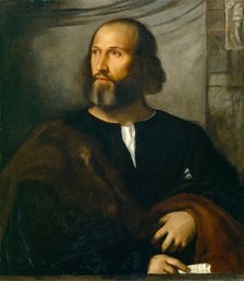 Portrait of a Bearded Man, c1515. Creator: Titian's School