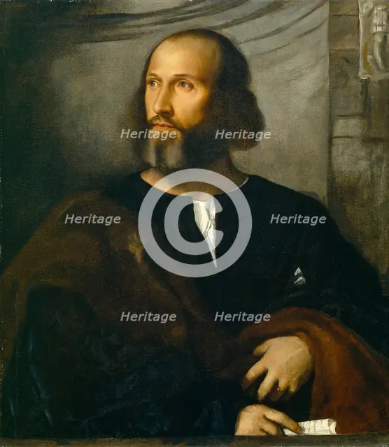 Portrait of a Bearded Man, c1515. Creator: Titian's School.