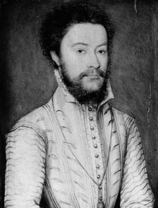Portrait of a Bearded Man in White. Creator: Corneille de Lyon
