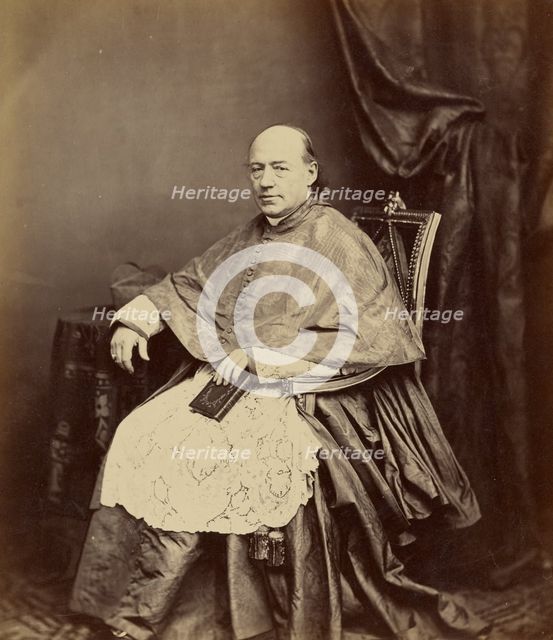 Portrait of a bishop, 1850-1870. Creator: Fratelli D'Alessandri.