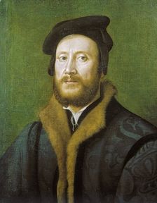 Portrait of a Bolognese Gentleman in a Fur-lined Coat, c1523-1525. Creator: Giuliano Bugiardini