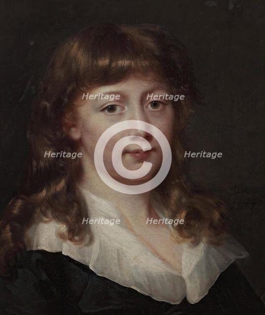 Portrait of a Boy, 1789. Creator: Jean-Laurent Mosnier.