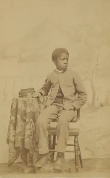 Portrait of a Boy, 1870-1875. Creator: Unknown