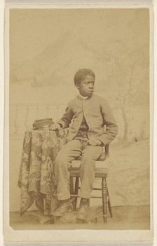 Portrait of a Boy, 1870-1875. Creator: Unknown