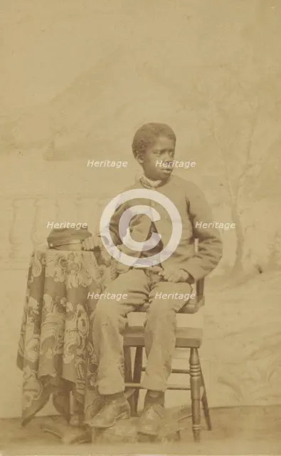 Portrait of a Boy, 1870-1875. Creator: Unknown.