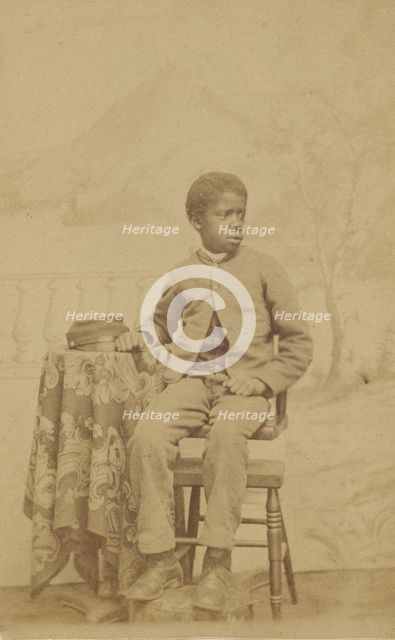Portrait of a Boy, 1870-1875. Creator: Unknown.