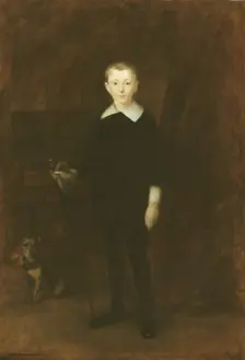 Portrait of a Boy, 1886. Creator: Eugene Carriere