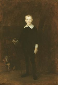 Portrait of a Boy, 1886. Creator: Eugene Carriere