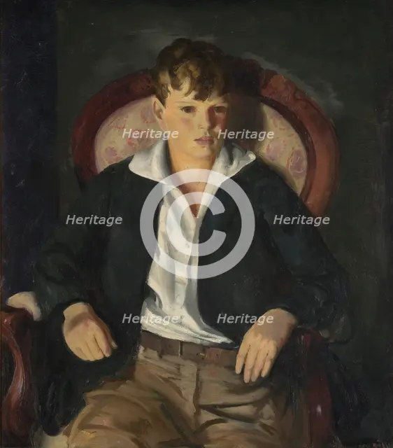 Portrait of a Boy, 1921. Creator: George Wesley Bellows.