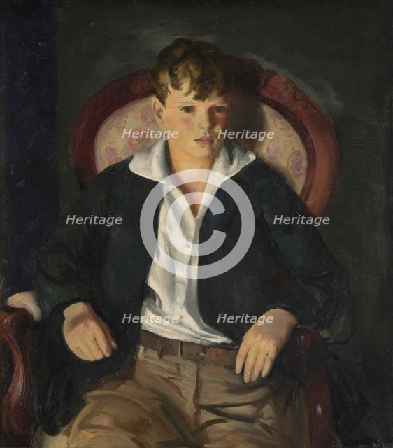 Portrait of a Boy, 1921. Creator: George Wesley Bellows.